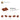 6228839-PLATE 1X2 WITH SLIDE-Dark Orange