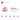 6230579-PLATE 1X1, W/ 3.2 SHAFT AND 1.5 HOLE-Light Purple