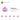 6230579-PLATE 1X1, W/ 3.2 SHAFT AND 1.5 HOLE-Light Purple