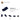 6236573-PLATE W/ HALF BOW INV. 1X2X2/3-Earth Blue