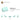 6236575-BRICK 1X2, OUTSIDE HALF BOW-Aqua