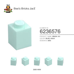 6236576-BRICK 1X1-Aqua