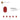 6238673-ROUND BRICK 1X1-Transparent Red