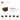 6238874-PLATE 1X1, W/ 1.5 PLATE 1X1, UPWARDS-Reddish Brown