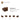 6238874-PLATE 1X1, W/ 1.5 PLATE 1X1, UPWARDS-Reddish Brown