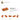 6240217-PLATE 1X2-Transparent Bright Orange