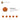 6240227-ROUND PLATE 1X1-Transparent Bright Orange