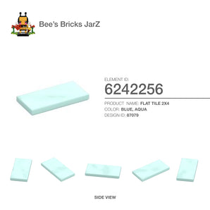 6242256-FLAT TILE 2X4-Light Aqua