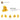 6247387-T-BEAM W. PLATE 1X2 W. TUBE-Bright Yellow