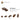 6248854-ROOF TILE 1X2, DEG. 45, W/O KNOBS-Reddish Brown
