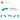 6249299-PLATE W. BOW 1X4X2/3-Bright Bluish Green