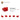 6249907-PLATE 1X1, W/ 1.5 PLATE 1X1, UPWARDS-Bright Red