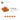 6252040-PLATE 1X1-Transparent Bright Orange