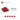 6252042-PLATE 1X1-Transparent Red