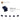 6254479-PLATE 1X1, W/ 1.5 PLATE 1X1, DOWNWARDS-Earth Blue