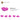 6254513-PLATE 3X3, HEART, NO. 1-Bright Purple