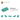 6256622-PLATE W. BOW 2X4X2/3-Bright Bluish Green