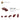 6267498-ROOF TILE 1X2, DEG. 45, W/O KNOBS-New Dark Red