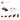 6267498-ROOF TILE 1X2, DEG. 45, W/O KNOBS-New Dark Red