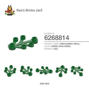 6268814-LIMB ELEMENT, SMALL-Dark Green