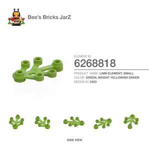 6268818-LIMB ELEMENT, SMALL-Bright Yellowish Green