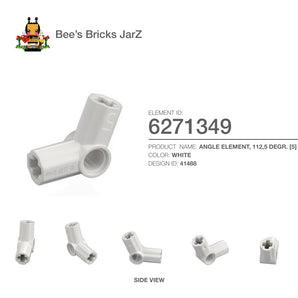 6271349-ANGLE ELEMENT, 112,5 DEGR. [5]-White