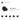 6273589-PLATE 1X1X2/3, OUTSIDE BOW-Black