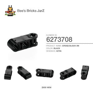 6273708-CROSS BLOCK 3M-Black