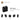 6275806-BRICK 1X2X1 2/3 W/4 KNOBS-Black
