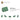 6278541-BRICK 1X2, OUTSIDE HALF BOW-Sand Green