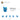 6287960-BIRD, NO. 14 (with Yellow Beak)-Dark Azur