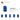 6290531-BRICK 1X1X1 2/3, W/ VERT. KNOBS-Bright Blue