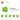 6296849-BRICK Ø16 W. CROSS-Transparent Bright Green