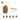 6300103-ROUND BRICK 1X1-Medium Nougat
