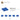 6307275-PLATE 3X3-Bright Blue