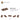 6307618-PLATE 2X4, W/ 2 KNOBS-Reddish Brown