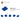 6307924-BRICK 2X2X2/3, INVERTED BOW-Bright Blue