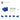 6307926-PLATE 1X1, W/ 1.5 PLATE 1X1, UPWARDS-Bright Blue