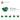 6311453-PLATE 2X2, CORNER, 45 DEG.-Dark Green