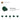 6312450-PLATE 1X1X2/3, OUTSIDE BOW-Earth Green
