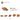 6312473-PLATE W. BOW 2X2X2/3-Medium Nougat