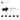 6313116-PLATE 1X2 W. 1 HORIZONTAL SNAP-Black