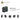 6314192-BRICK 1X2X1 2/3, W/ 8 KNOBS-Dark Stone Grey