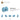 6322830-BRICK 1X2 WITH CROSS HOLE-Medium Azur