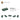 6326011-FLAT TILE 1X2-Earth Green