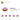 6329593-FLAT TILE 1X1, ROUND, NO. 148-Medium Nougat (Doughnut with Bright Pink Frosting)