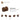 6330202-BRICK 1X2 W. HORIZONTAL HOLDER-Reddish Brown