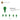 6331087-CONE 1X1 INVERTEDE W. SHAFT-Bright Green