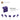 6334093-ANGLE PLATE 1X2 / 2X2-Medium Lilac