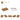 6334099-PLATE 2X3-Medium Nougat